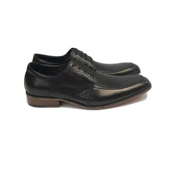 Steven Land Men\'s Dark Brown Dress Shoes Oxfords 100% Leather Size 8 main image 6
